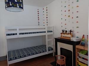Postel nebo postele na pokoji v ubytování Le gîte clos Monade