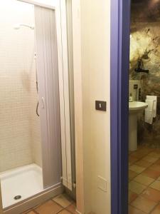 Koupelna v ubytování B&B Dimora Cigno
