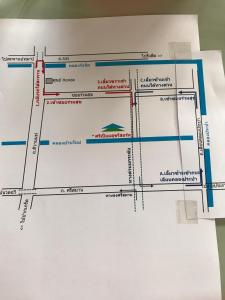 een kaart van het metrostation Philadelphia bij Sripiamsuk Resort Bangkok in Pathum Thani