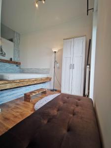 Posteľ alebo postele v izbe v ubytovaní Panoráma Gold Wellness Apartman