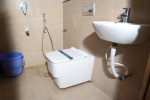 Koupelna v ubytování Hotel Amoha