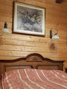 Postel nebo postele na pokoji v ubytování Elf-cottage