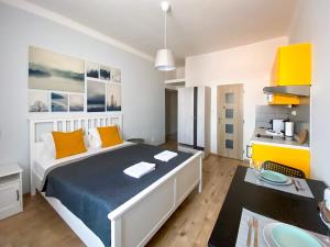 Kuchyň nebo kuchyňský kout v ubytování ELSO apartments
