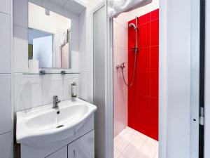 Koupelna v ubytování ELSO apartments