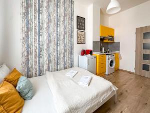 Kuchyň nebo kuchyňský kout v ubytování ELSO apartments