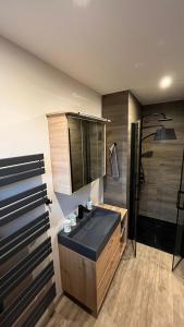 Koupelna v ubytování Schleo´s Apartments