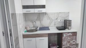 Köök või kööginurk majutusasutuses Apartman Bogdanovic