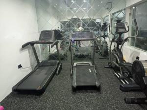 Fitness centrum a/nebo fitness zařízení v ubytování Westpark Luxury Apartments