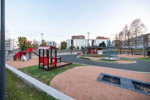 Herní místnost nebo prostor pro děti v ubytování Nordic city apartment Rovaniemi
