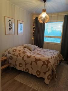 Postel nebo postele na pokoji v ubytování Nordic Villa