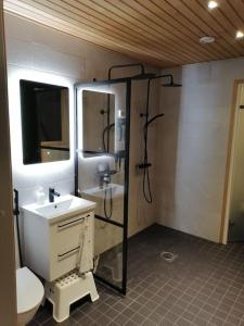 Koupelna v ubytování Nordic Villa
