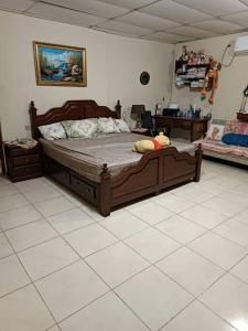 Ein Bett oder Betten in einem Zimmer der Unterkunft Casa en Las Tablas