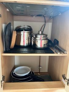 Cucina o angolo cottura di Stacaravan Middelkerke