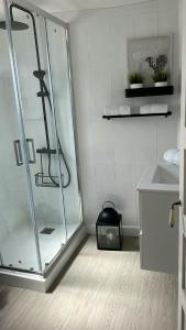 A bathroom at El ático de Concha
