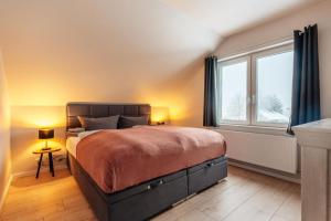 Postel nebo postele na pokoji v ubytování Fünf Harzer Berge Bocksberg