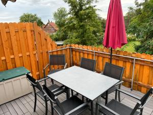 Balkón nebo terasa v ubytování Ferienwohnung Am Langenberg