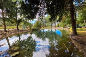 Бассейн в The Creekside Cabin at La Caille или поблизости