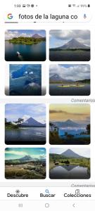 a collage of photos of different types of water at Apartamento in Aguas Zarcas