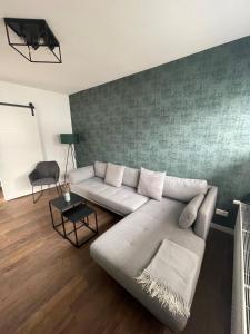 Posezení v ubytování Dyke Appartements