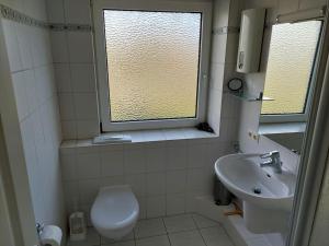 Koupelna v ubytování Falkenweg 7