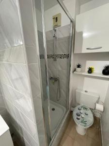 Kúpeľňa v ubytovaní Appartement T2 46m2 avec grande terrasse + 4 fotografie