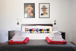 A bed or beds in a room at Peñas Blancas
