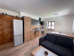 Kuchyň nebo kuchyňský kout v ubytování Haus-Ennstal