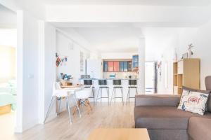 Khu vực ghế ngồi tại Casa Pizquito Agaete con piscina