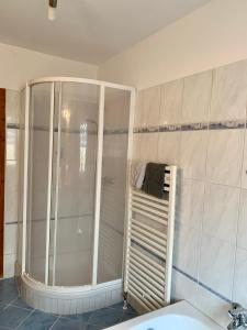 Ein Badezimmer in der Unterkunft Ferienwohnung Stadlmann