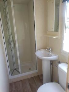 Koupelna v ubytování Rose Corner