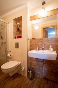 Koupelna v ubytování Apartmány Skihouse Jasná + 37 fotografií