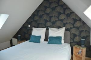 Letto o letti in una camera di Lebeau Repos
