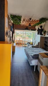 Posezení v ubytování Saltillo Alto Boutique Studio