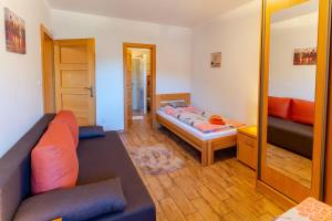 Postel nebo postele na pokoji v ubytování Apartmány Skihouse Jasná