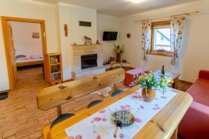 TV a/nebo společenská místnost v ubytování Apartmány Skihouse Jasná