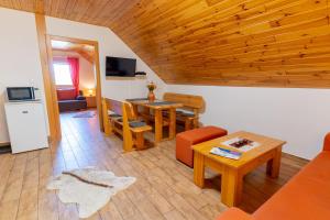 TV a/nebo společenská místnost v ubytování Apartmány Skihouse Jasná