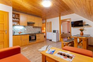 Kuchyň nebo kuchyňský kout v ubytování Apartmány Skihouse Jasná