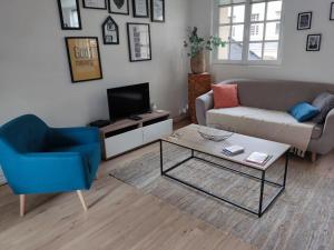 Χώρος καθιστικού στο Havre de Paix au Centre de Rouen