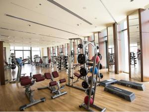 Fitness centrum a/nebo fitness zařízení v ubytování Cosmos Living Burj Vista Downtown Dubai