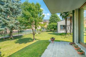 Zahrada ubytování B&B Villa Ghira Como