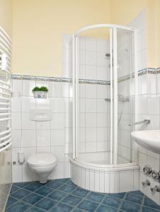 Koupelna v ubytování Ostsee Residenz Meeresblick Strandblick