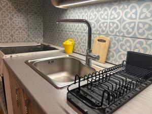 A kitchen or kitchenette at Royal Blue Grand Suite No 3 Még 37 kép