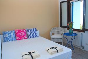 Postel nebo postele na pokoji v ubytování Ladanos Apartment Thassos