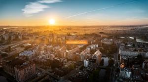 Výhľad na mesto Gdansk alebo výhľad na mesto priamo z apartmánu