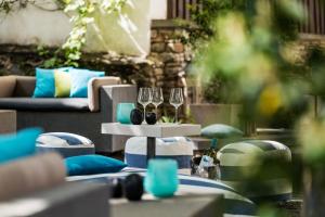 Posezení v ubytování Hotel am Ochsentor