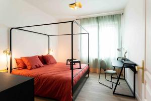 Ένα ή περισσότερα κρεβάτια σε δωμάτιο στο Appartement T3 la perle verte