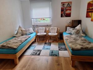 Posezení v ubytování Schöni´s Zimmer