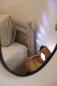 Postel nebo postele na pokoji v ubytování Apartmán MEZI DUBY