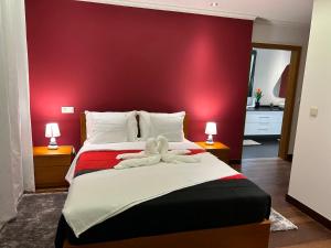 Ένα ή περισσότερα κρεβάτια σε δωμάτιο στο Villa Livramento +45 φωτογραφίες