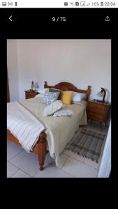 Giường trong phòng chung tại El retiro, casa de campo